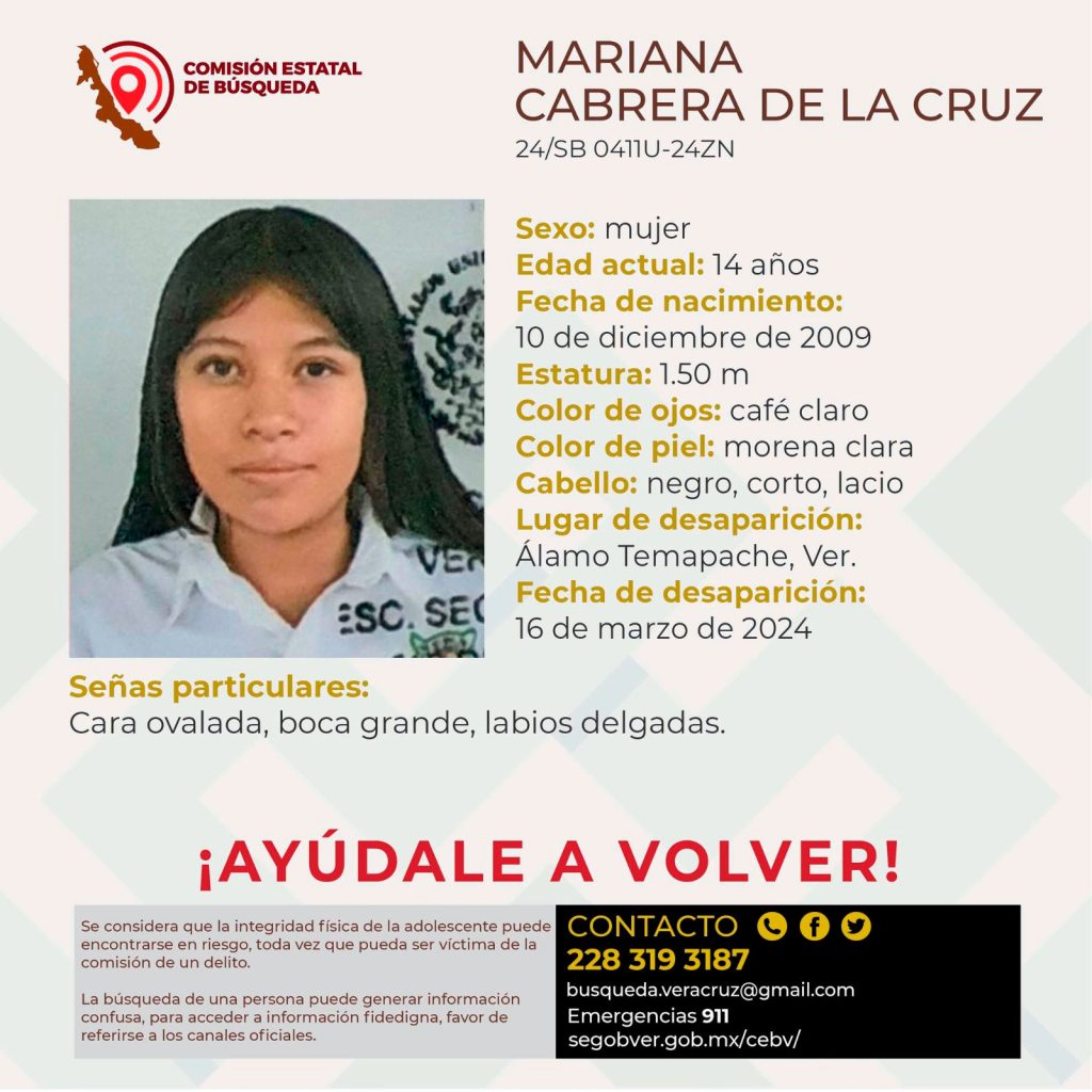 Desaparece estudiante; temen por su integridad