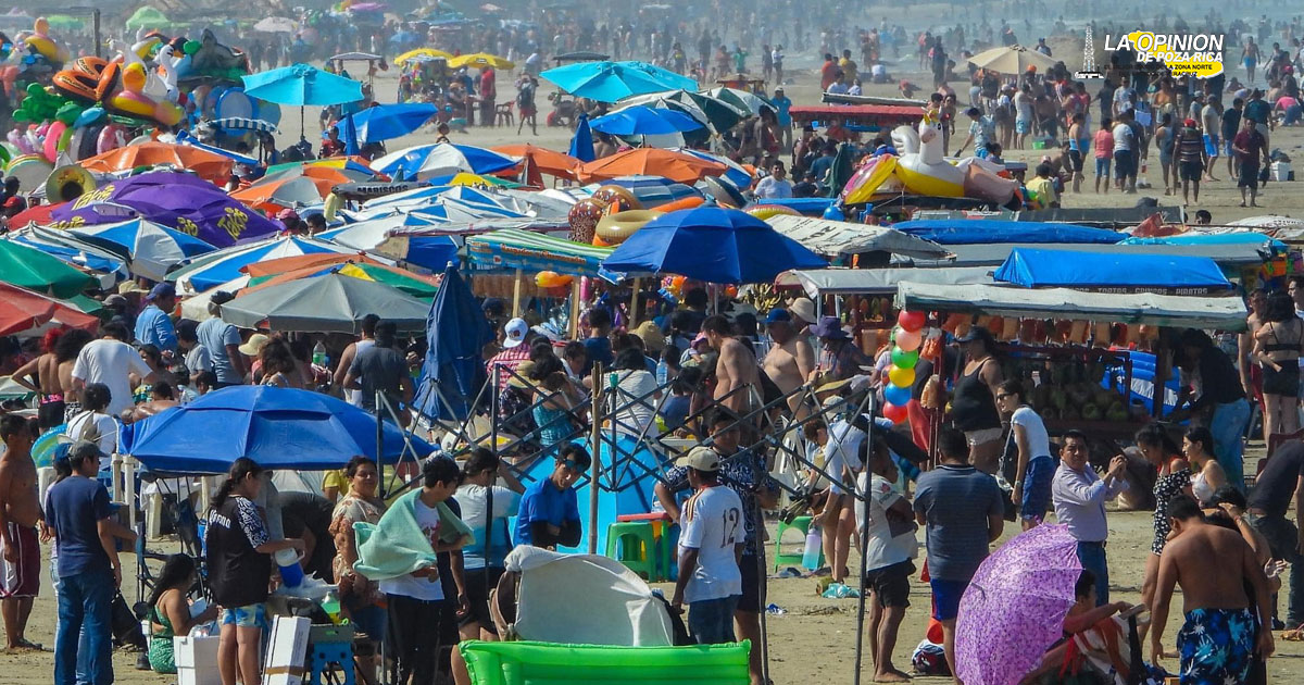 Playas, a reventar