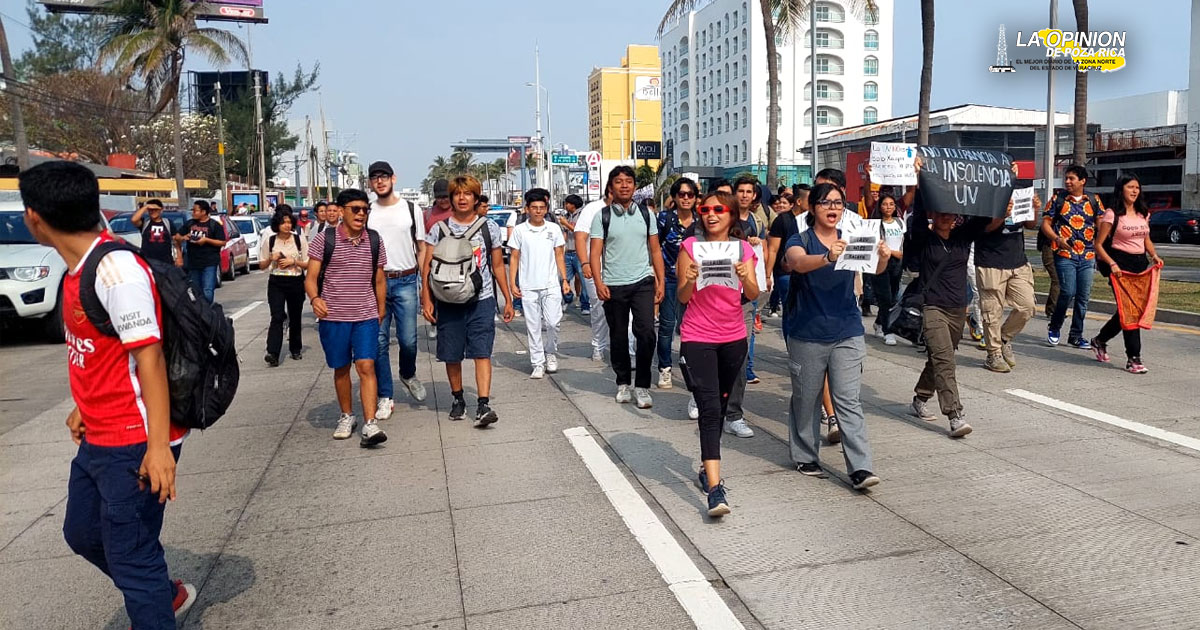 Veracruz y Boca de Río se suma a marcha por eliminación de la PRE-IL en UV