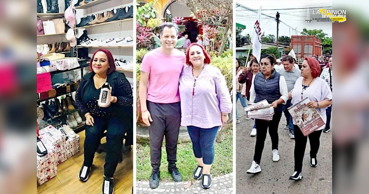 Críticas a la presidenta del Congreso de Veracruz por el uso de tenis Dolce & Gabbana "clones"