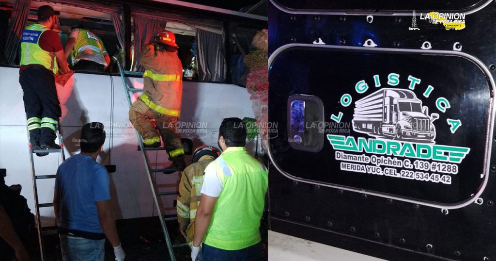 Choca autobus: 40 lesionados