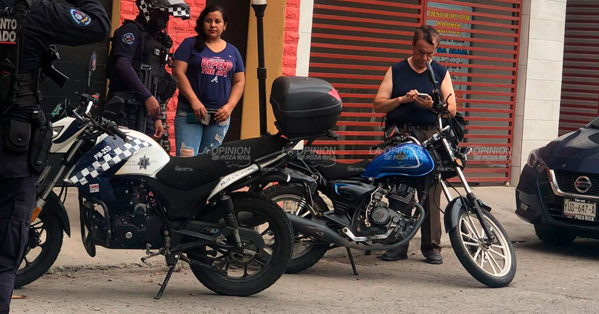 Derriban motociclista en colonia Ceiba