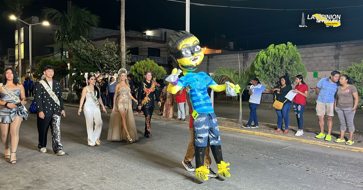 Con la "quema" de la delincuencia, da inicio Carnaval de Piedras Negras