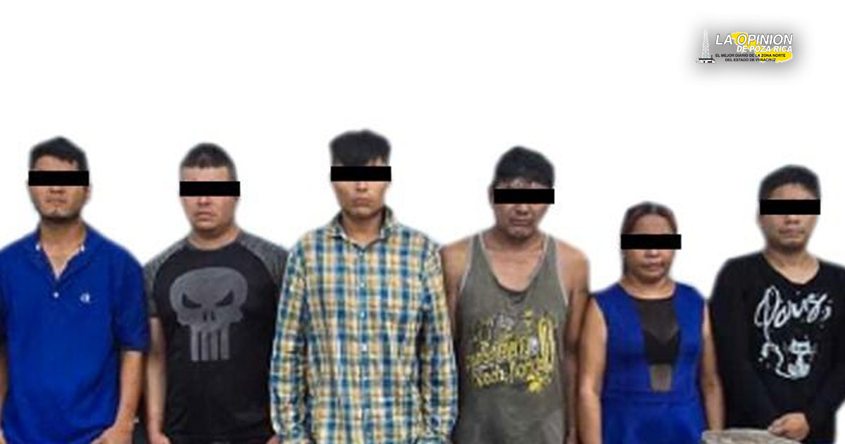 Atrapa Policía Estatal a banda de extorsionadores y narcomenudistas en Poza Rica