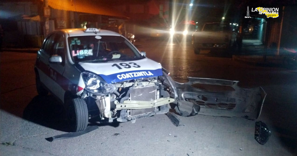 Desbarató un taxi