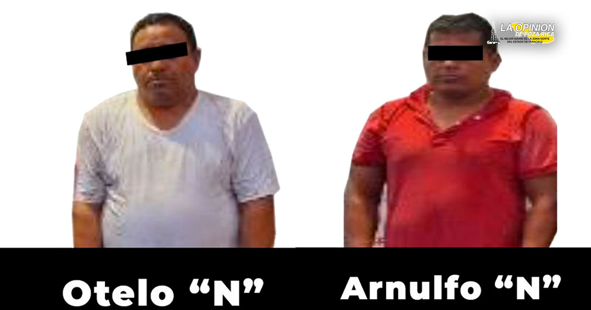 Detiene SSP en Tihuatlán a dos narcomenudistas y les aseguran 62 dosis de estupefacientes