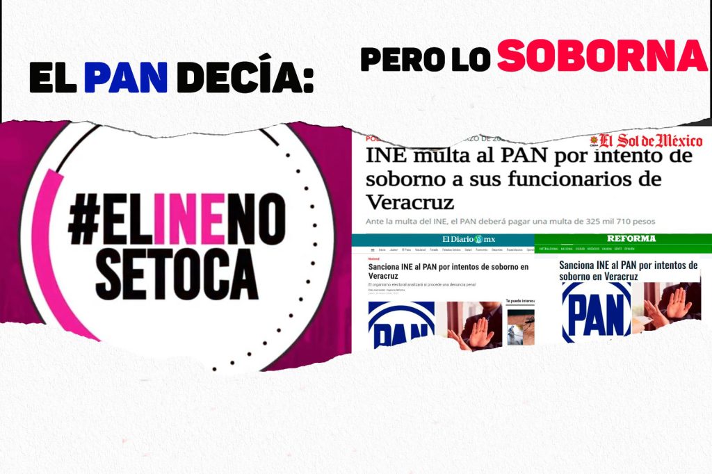 INE multa al PAN por intento de soborno a funcionarios de Veracruz