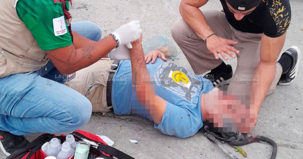 Salió a pasear a su perrito sin imaginar que lo iban a atropellar