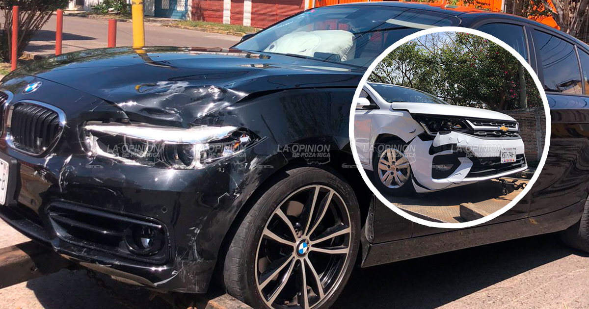 Ensartada con bmw le salió en cien mil pesos