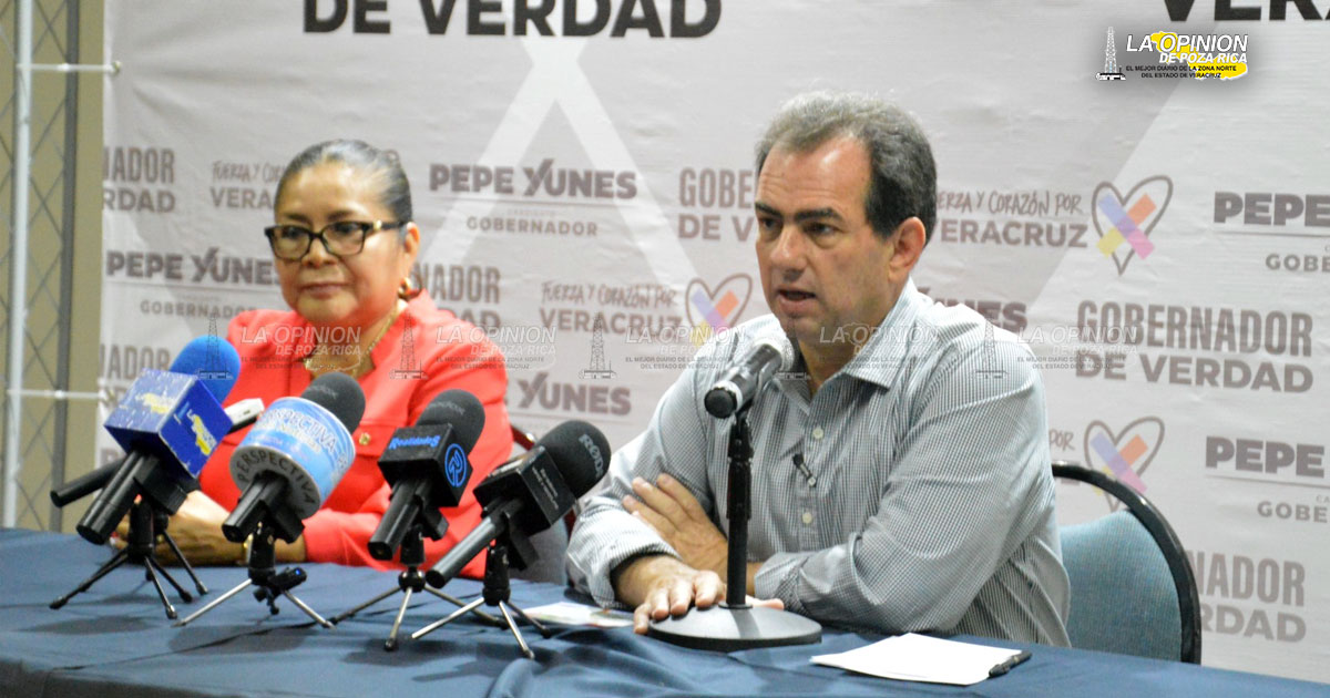 Denuncias contra Rocío Nahle se deben concretar; Pepe Yunes