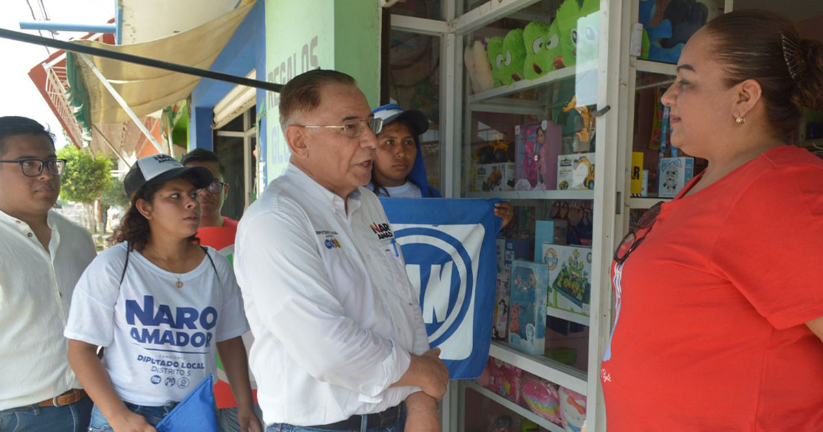 Con propuestas reales, Naro Amador, listo para el debate del OPLE y para ser Diputado de Verdad