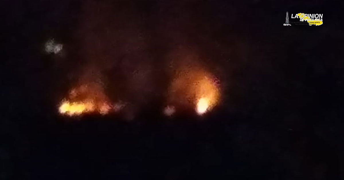 Incendio de pastizal provoca problemas respiratorios y golpes de calor