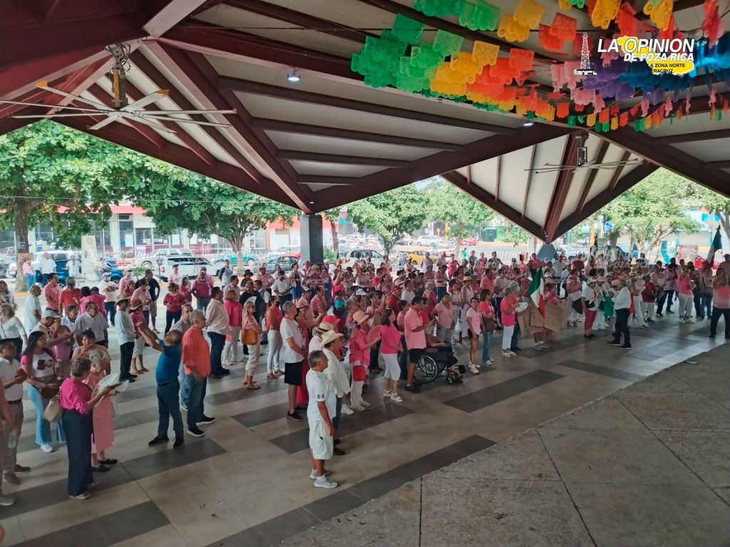Se concentran en defensa de la democracia de México