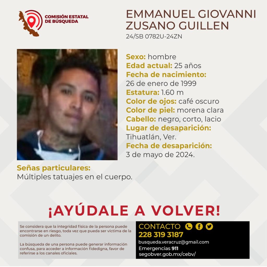 Lleva más de 20 días desaparecido