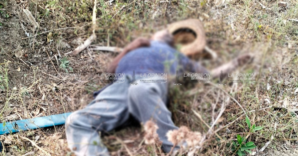 Encuentran muerto a un Campesino en un Potrero