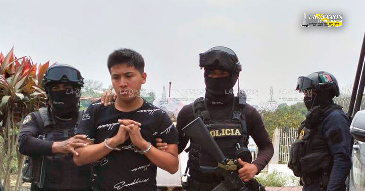 Policía municipal, captura a presunto feminicida de Marcela