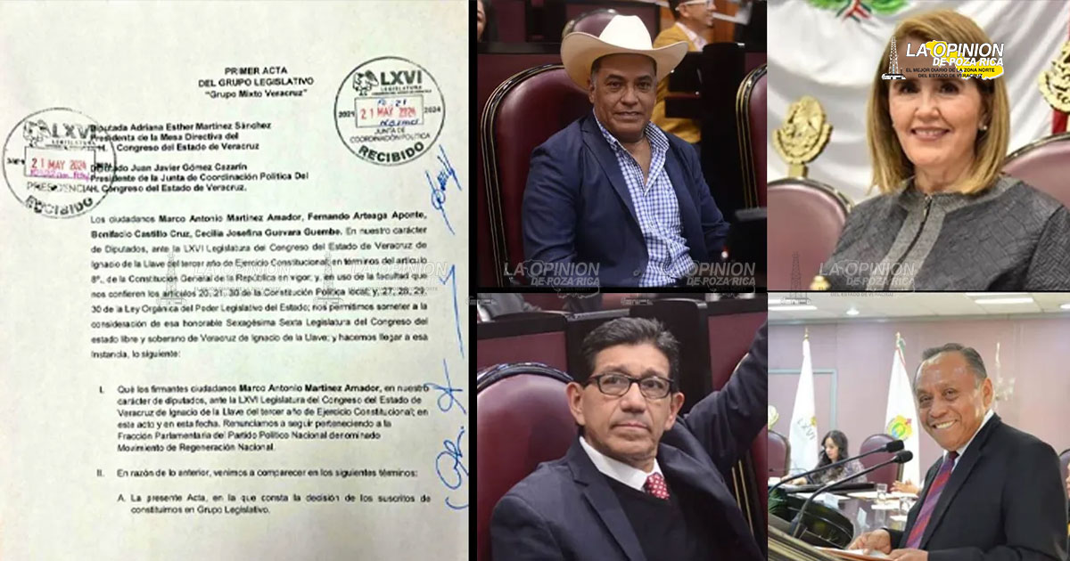 Diputados dejan bancada MORENA
