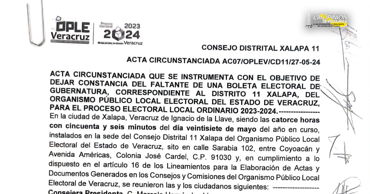 ¡Desaparecen boletas!