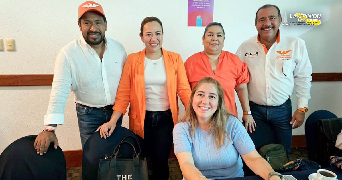 Candidatos de MC se reúnen con cámaras empresariales de Veracruz