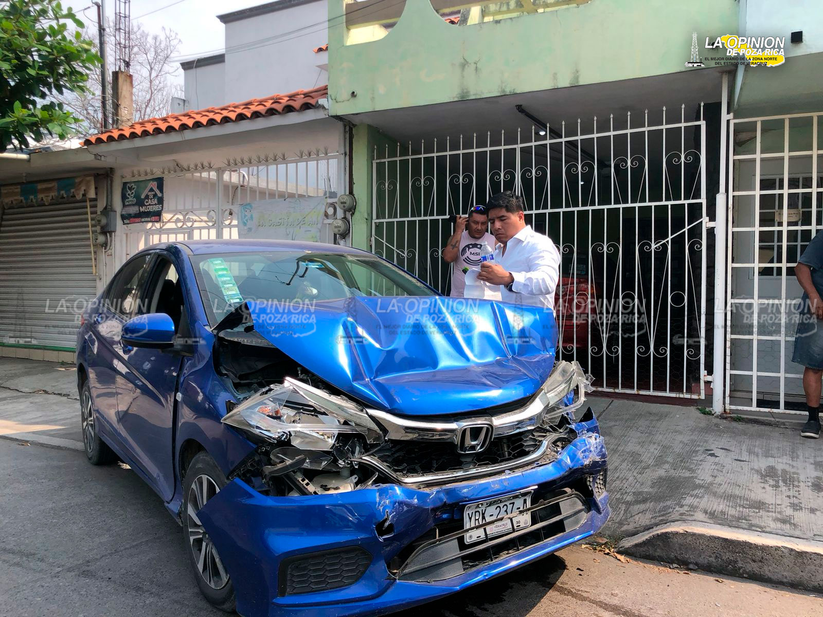 Encontronazo en calle Uno