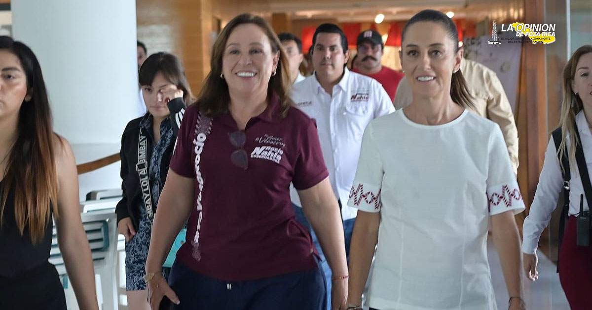 Rocío Nahle y Claudia Sheinbaum comparten agenda en segundo día de gira en Veracruz