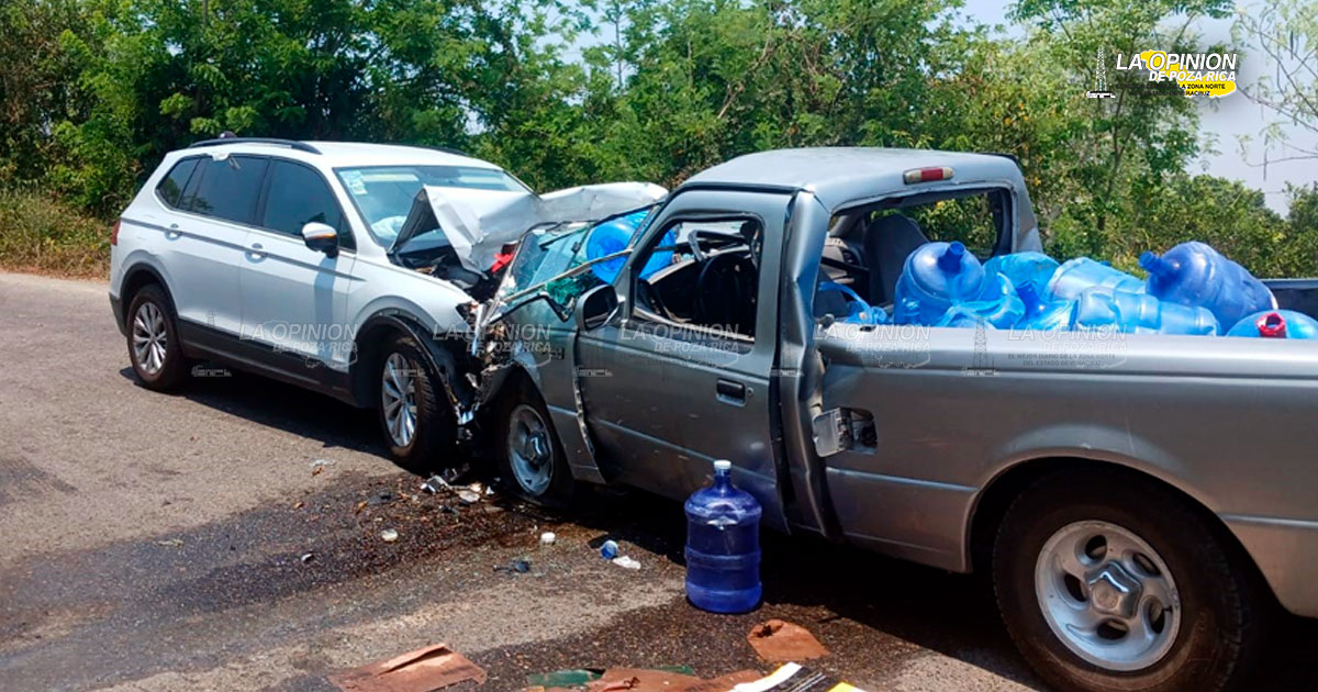 Periodista lesionado en accidente carretero