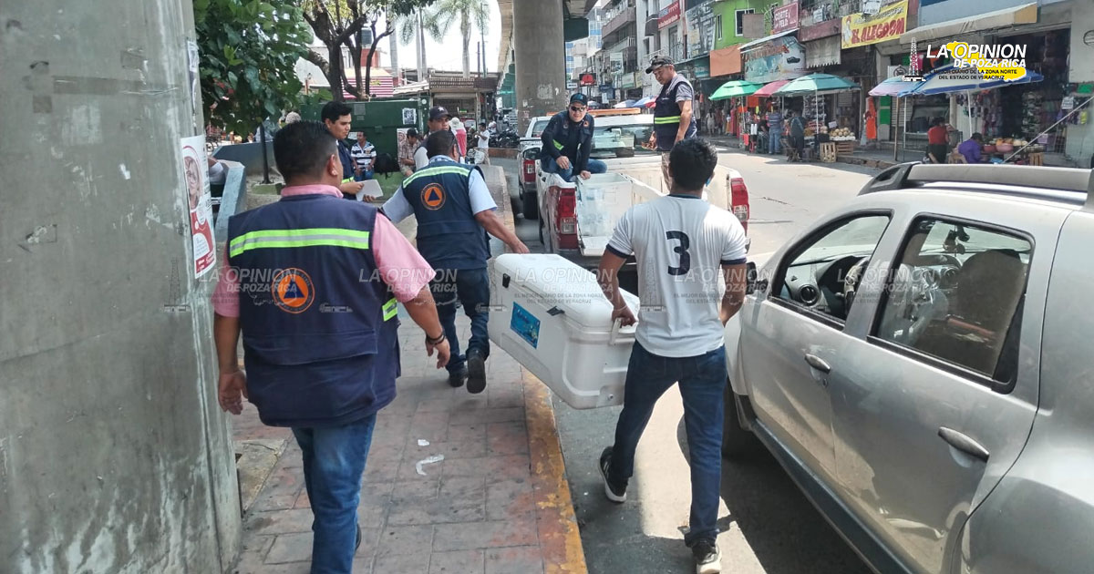 Instalan puntos de hidratación en el primer cuadro de la ciudad