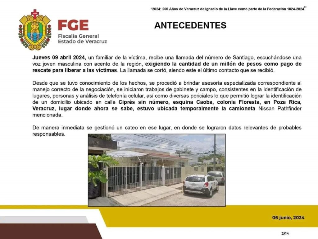 Emma y Santiago fueron secuestrados; pidieron un millón de rescate