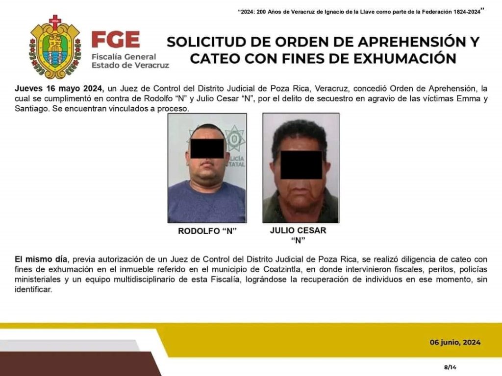 Emma y Santiago fueron secuestrados; pidieron un millón de rescate