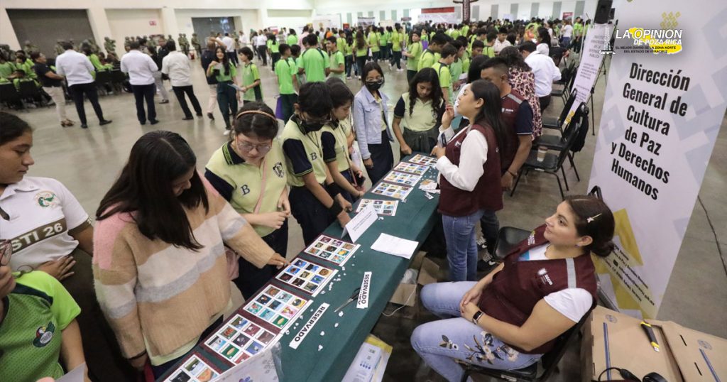 La paz es responsabilidad de todos; invita Gobernador a jóvenes a construirla juntos