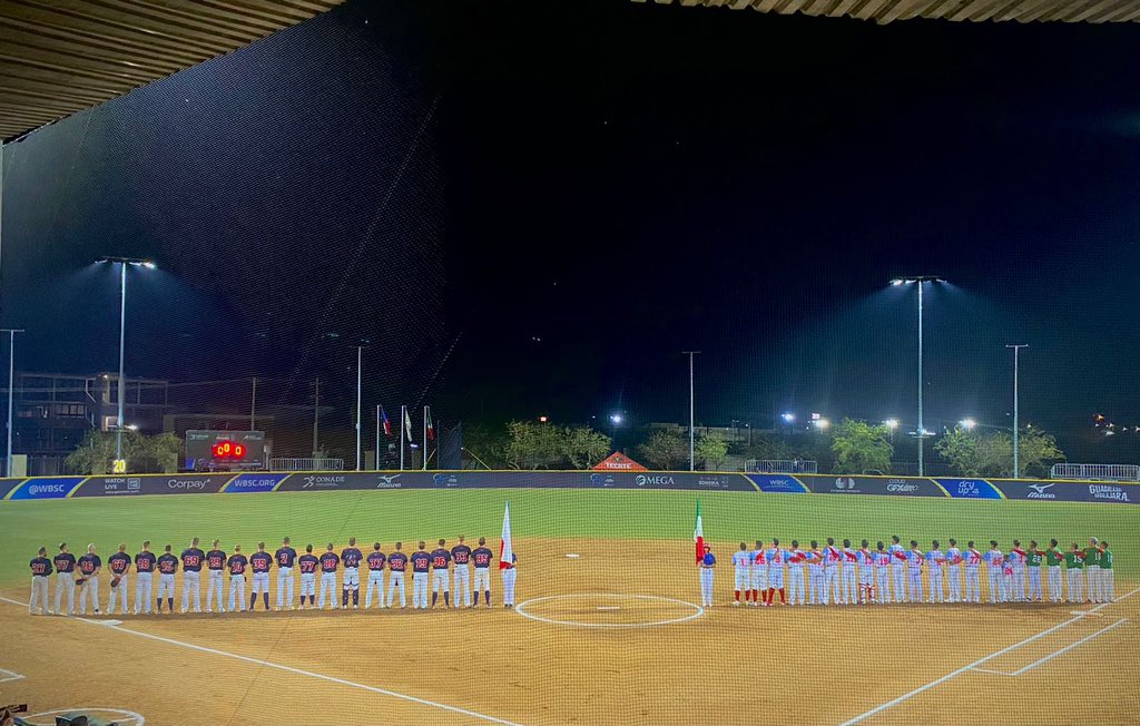 Inauguración del Campeonato Mundial de Softbol Varonil en Hermosillo, Sonora