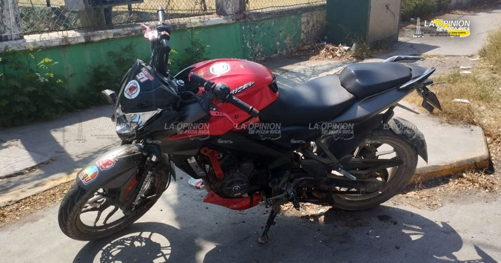 Peatón atropellado por un motociclista