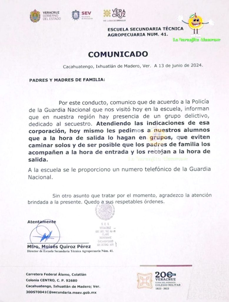 Alarma en escuelas por presunto grupo delictivo