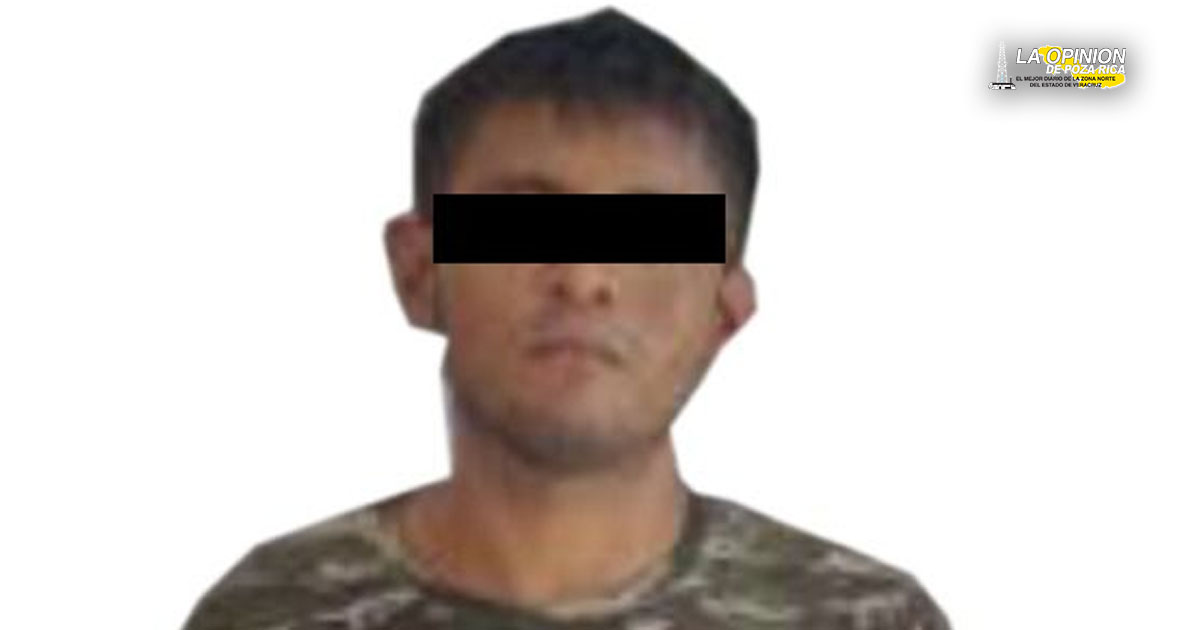 En Álamo Temapache, detiene SSP a un hombre con 23 dosis de cristal