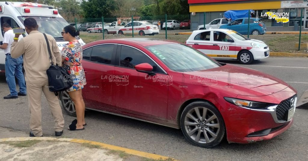 Derriba a motorizado en el Central Poniente