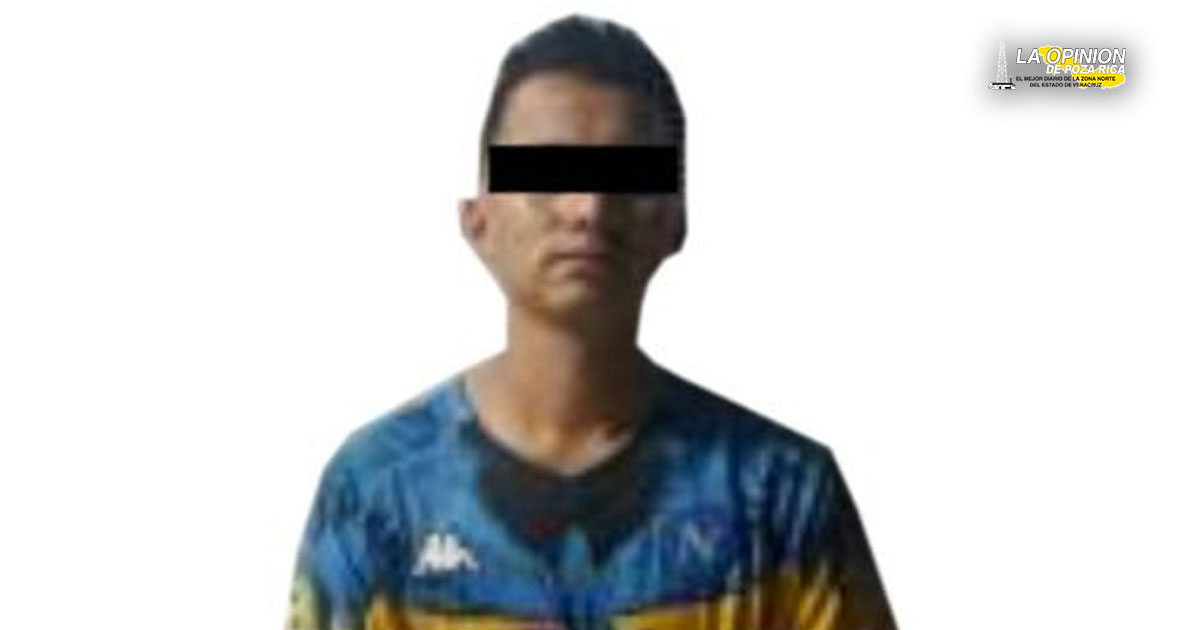 Aprehende SSP en Álamo Temapache a un hombre con 63 dosis de estupefacientes