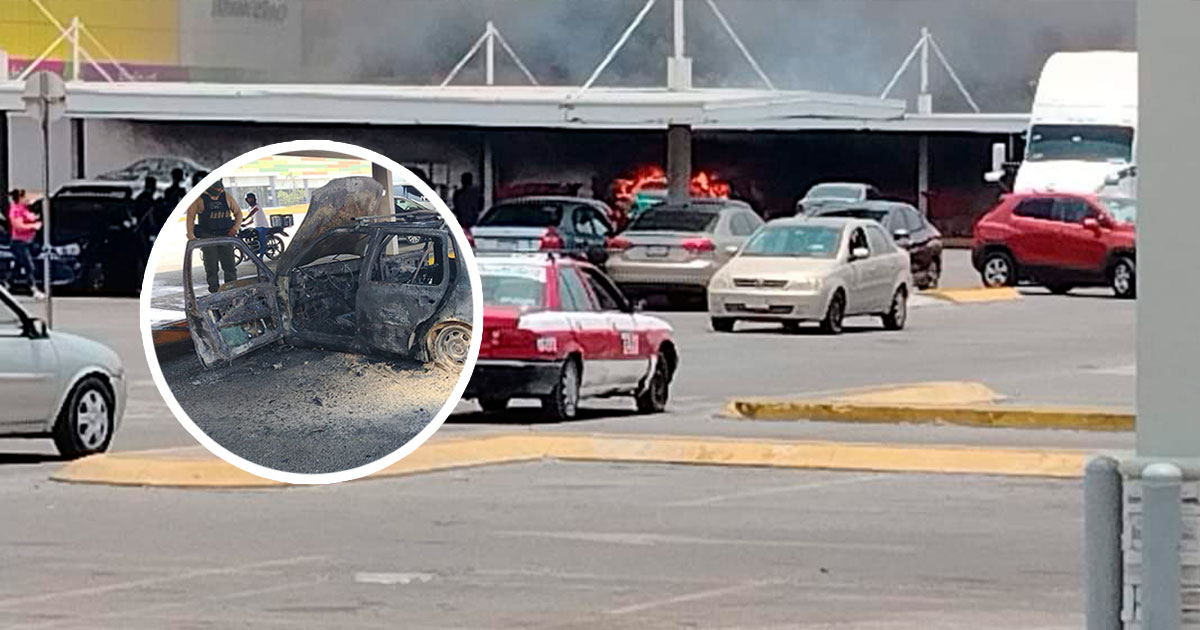 Se incendia vehículo en Divertiplaza