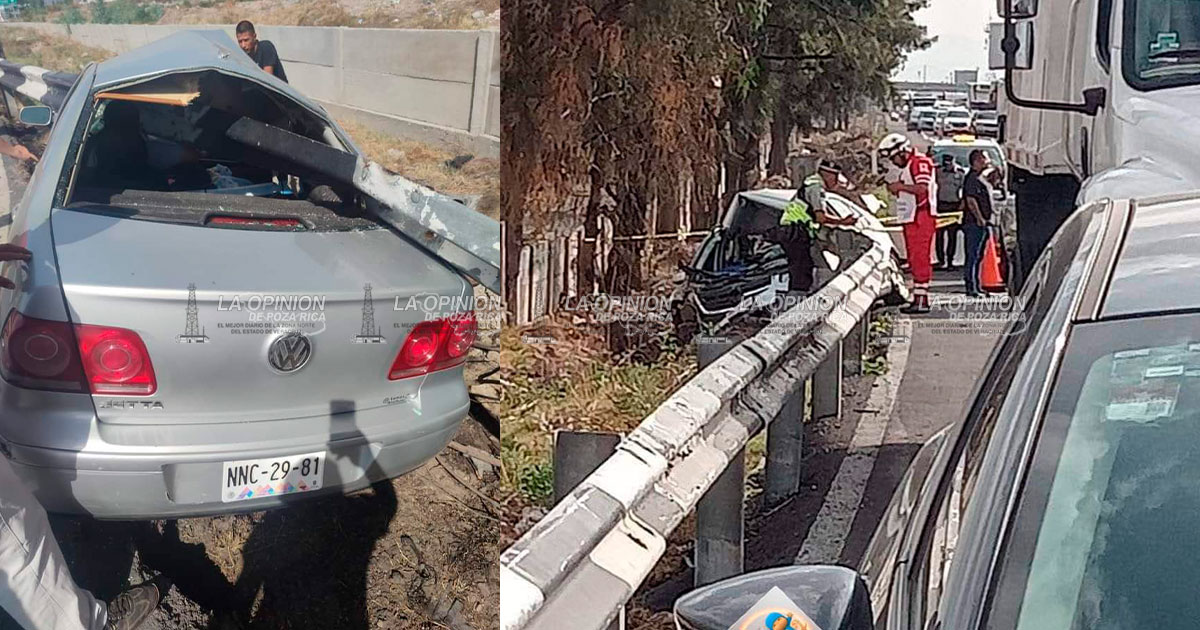 Mueren madre y su bebé de dos meses en accidente en la autopista Peñón-Texcoco