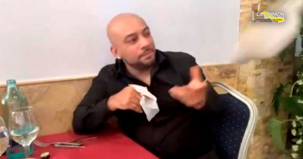 Influencer se niega a pagar en restaurante y recibe paloterapia