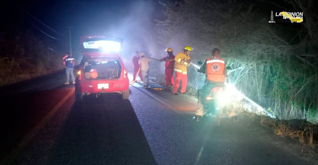 Se queman tres hectáreas en un rancho ganadero