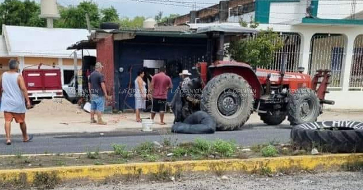 Explota compresor en una vulcanizadora