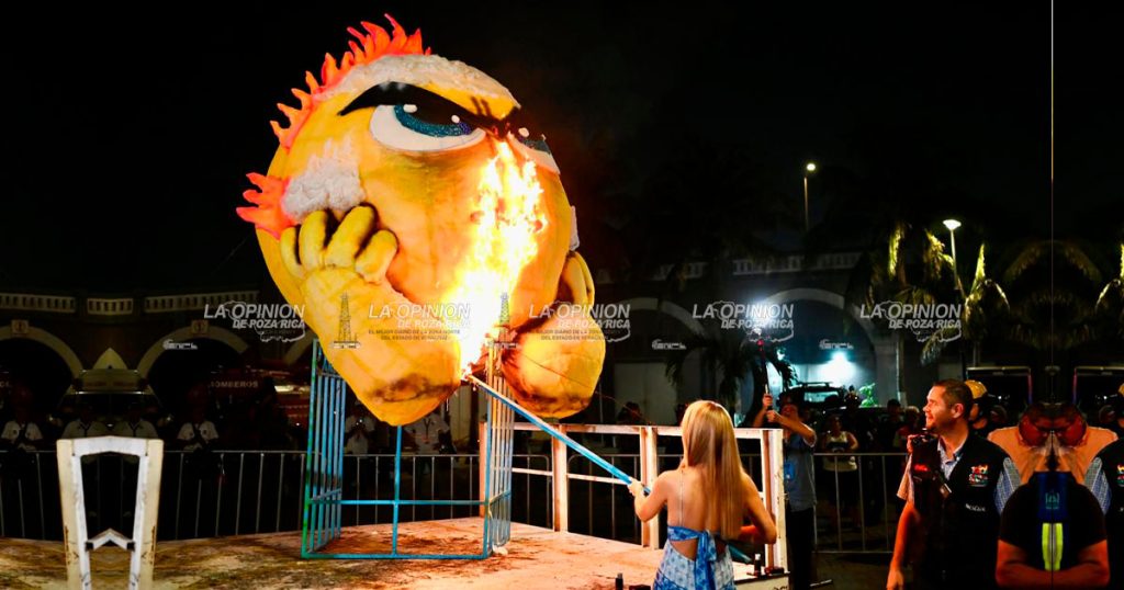 Con la quema del Mal Humor inicia el Carnaval 2024, el más alegre del mundo: Paty Lobeira de Yunes