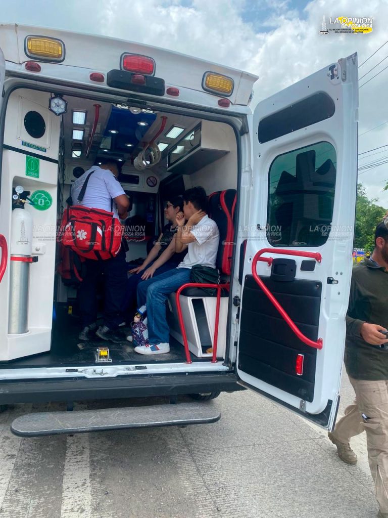 Fuerte accidente por alcance