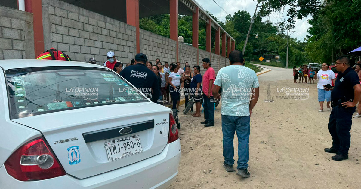 Una mujer resultó lesionada al salvar a varios niños de ser atropellados