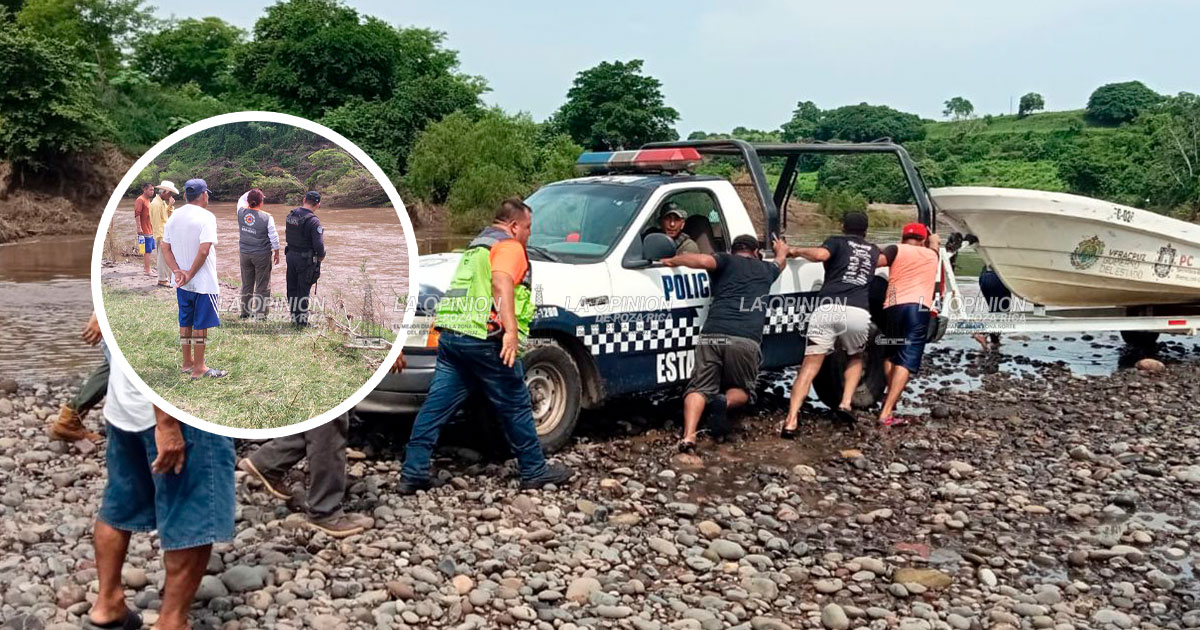 Continúa la búsqueda de Ángel de 4 años, gemelo desaparecido en el Río Jamapa junto a su hermana y tía