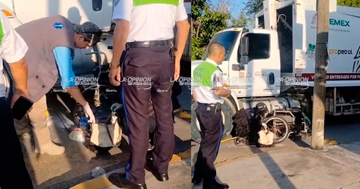 DISCRICAR atropella a abuelito en silla de ruedas