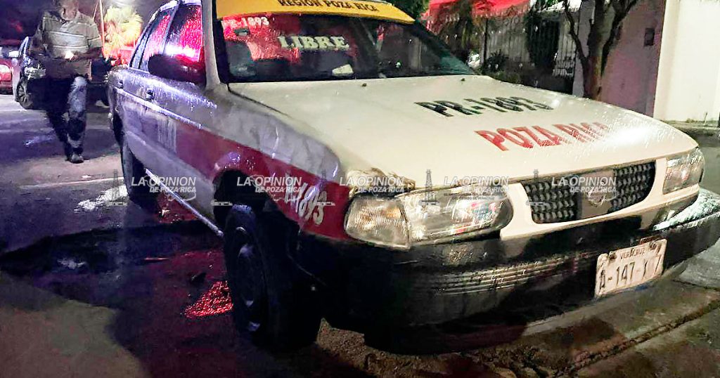 Motociclista termina en el pavimento de la Pozo 13