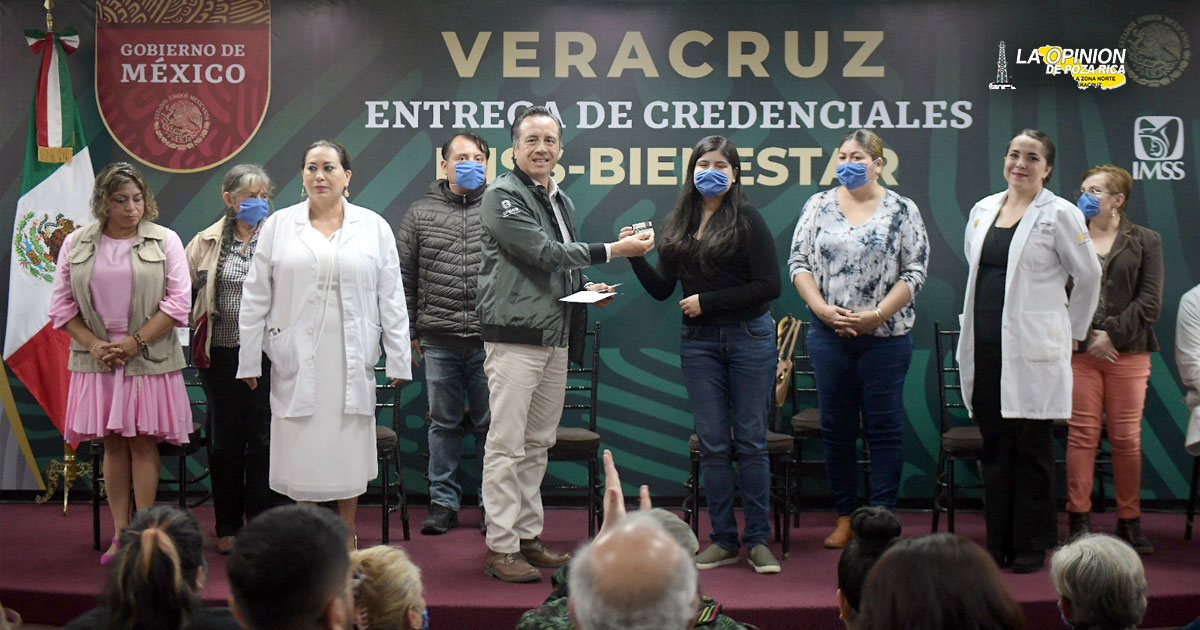 Veracruz se une a iniciativa nacional de entrega de credenciales del IMSS-Bienestar