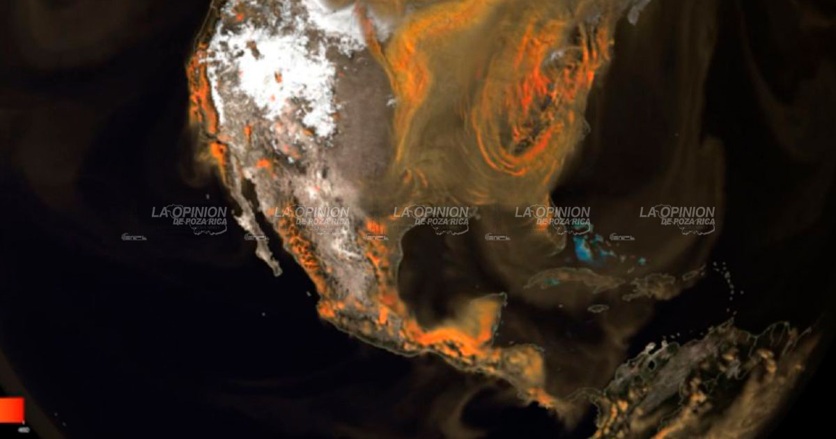 NASA capta gases de tipo invernadero sobre México