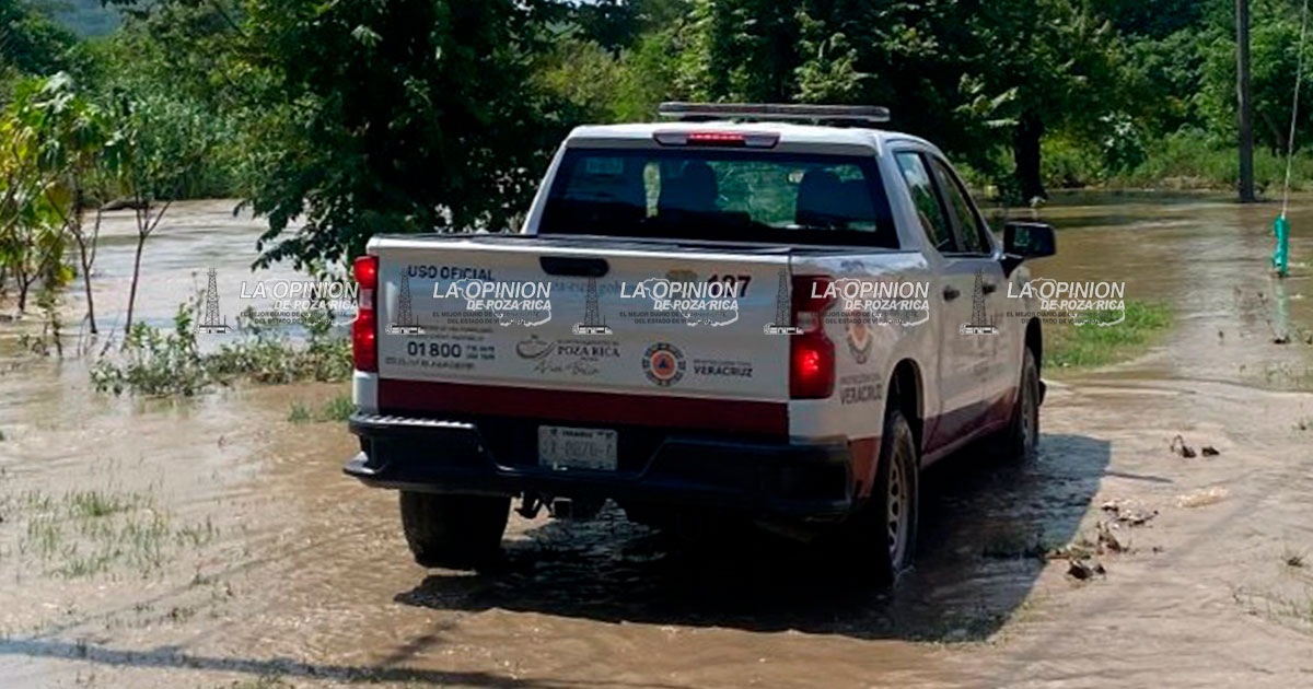 Monitorea PC Poza Rica nivel del río Cazones y realiza recorridos